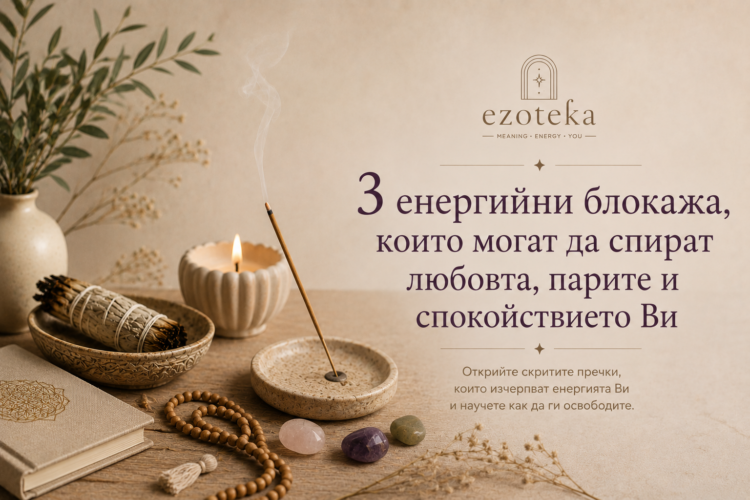 3 енергийни блокажа, които могат да спират любовта, парите и спокойствието Ви