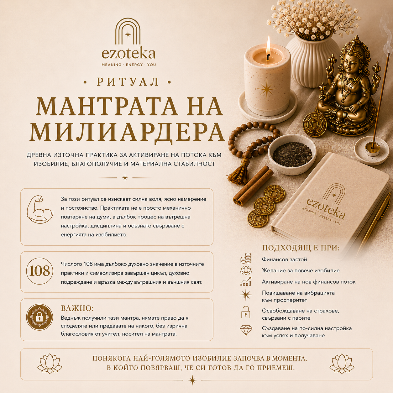 МАНТРА НА МИЛИАРДЕРА